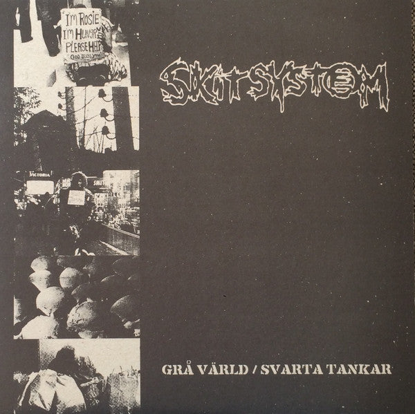 Skitsystem : Grå Värld / Svarta Tankar (LP,Album,Reissue)