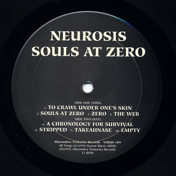 Neurosis : Souls At Zero (LP,Album)