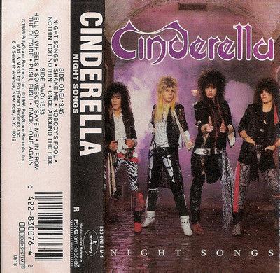 Cinderella (3) : Night Songs (Album)