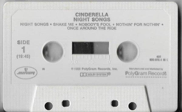 Cinderella (3) : Night Songs (Album)