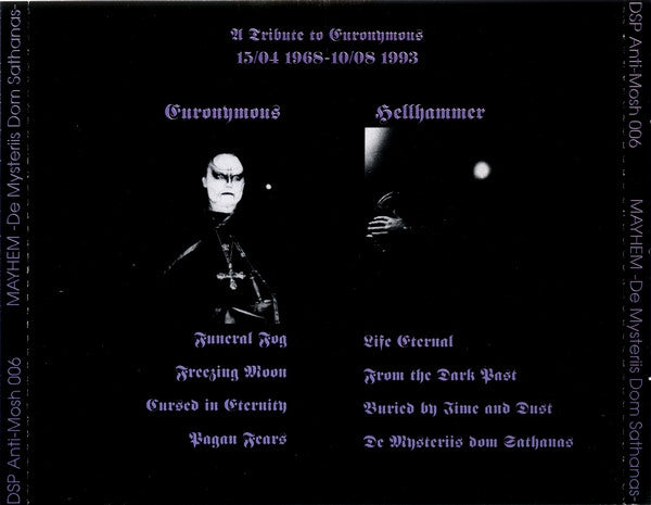 Mayhem : De Mysteriis Dom Sathanas (Album)