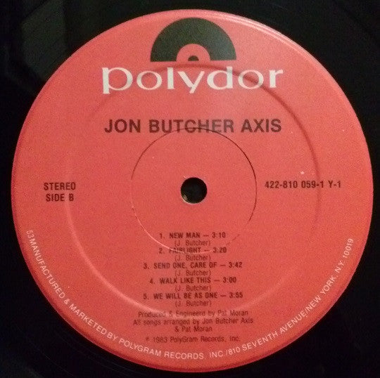 Jon Butcher Axis, The : Jon Butcher Axis (LP,Album,Stereo)