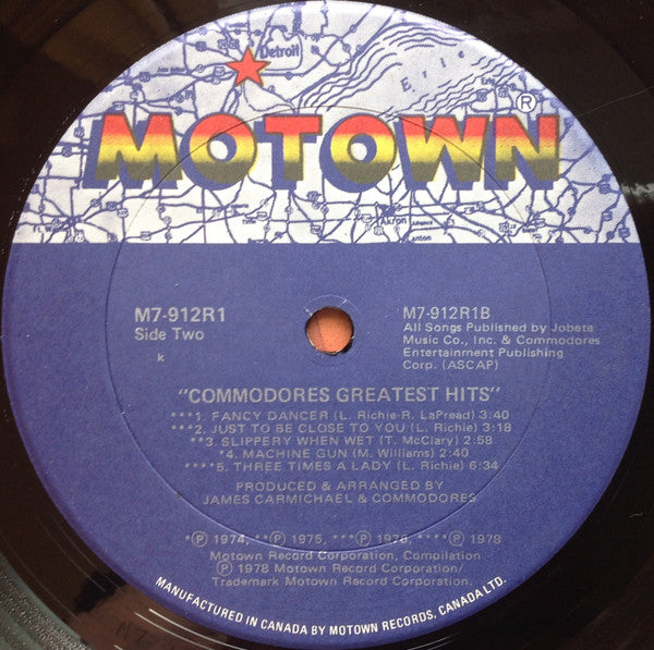 Commodores : Greatest Hits (LP,Compilation)