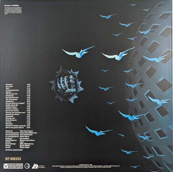 Who, The : Tommy (LP,Album,Numbered,Reissue,Repress,Stereo)