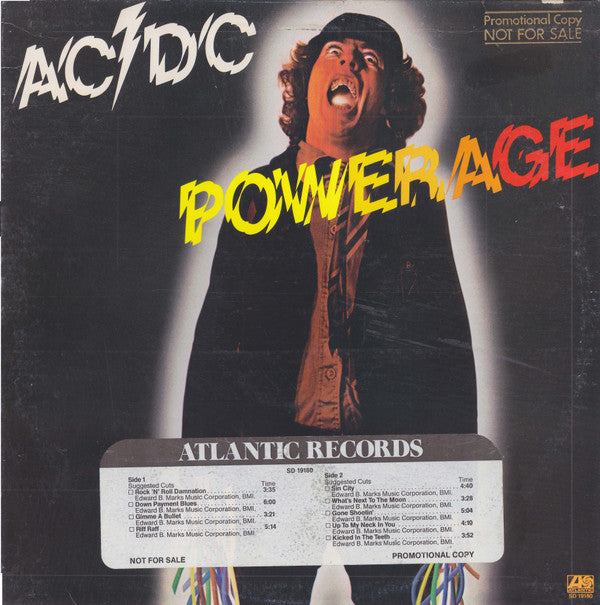 AC/DC : Powerage (LP,Album)