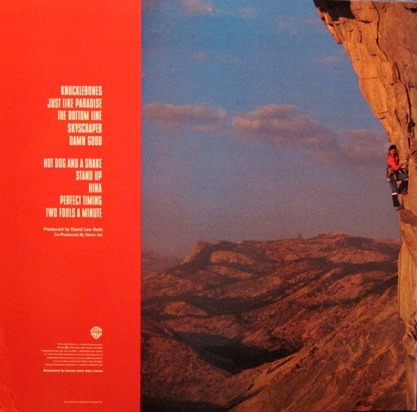 David Lee Roth : Skyscraper (LP,Album,Club Edition)