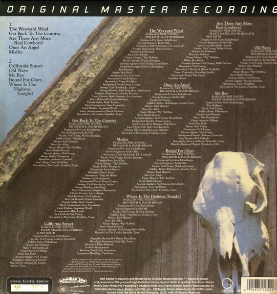 Neil Young : Old Ways (LP,Album,Limited Edition,Numbered,Reissue,Stereo)