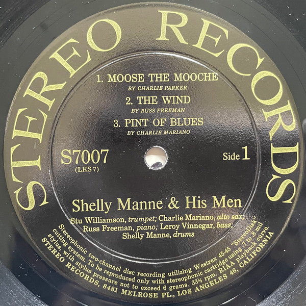 Shelly Manne & His Men : Swinging Sounds In Stereo (LP,Album,Reissue,Stereo)