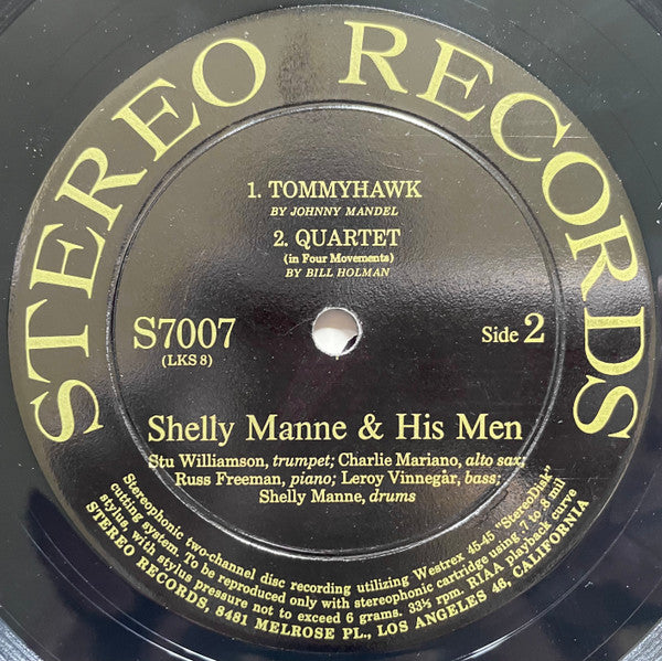 Shelly Manne & His Men : Swinging Sounds In Stereo (LP,Album,Reissue,Stereo)