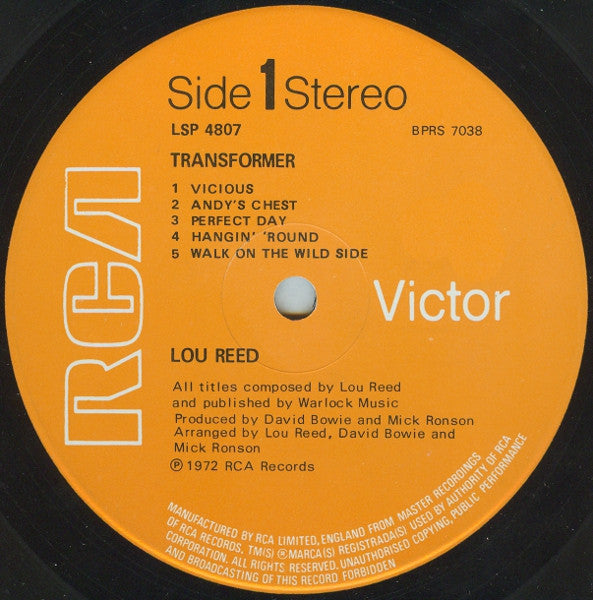 Lou Reed : Transformer (LP,Album)