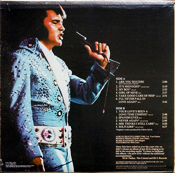 Elvis Presley : Our Memories Of Elvis (LP,Album)