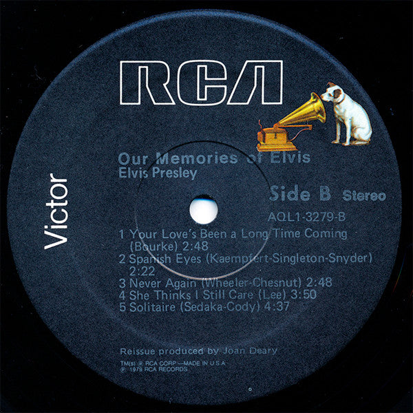Elvis Presley : Our Memories Of Elvis (LP,Album)