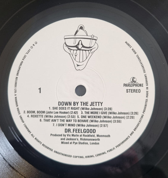 Dr. Feelgood : Down By The Jetty (LP,Album,Reissue,Remastered,Stereo)