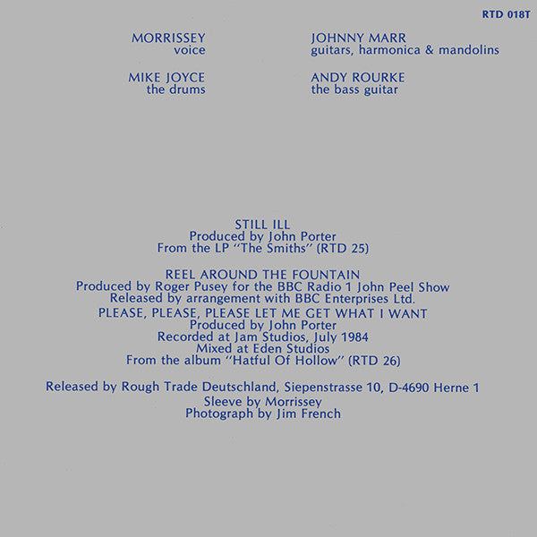 Smiths, The : Still Ill (12",Single,45 RPM)