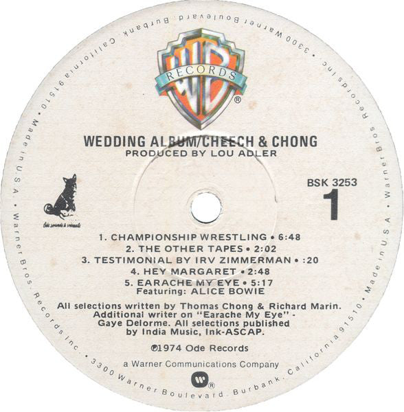 Cheech & Chong : Cheech & Chong's Wedding Album (LP,Album,Reissue)