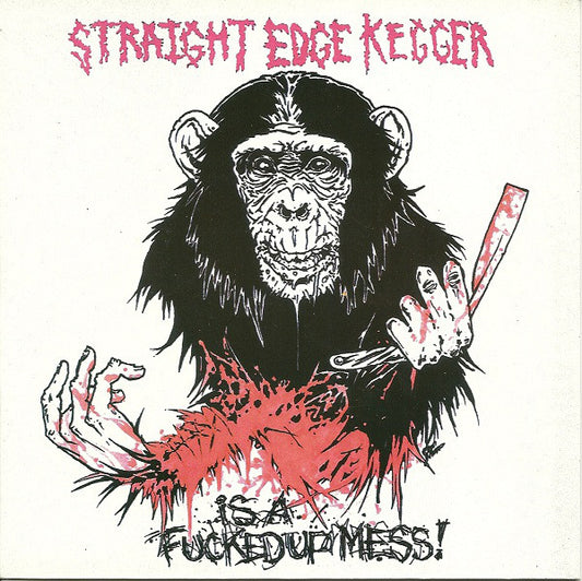 Straight Edge Kegger : Is A Fucked Up Mess! (7",33 ⅓ RPM)