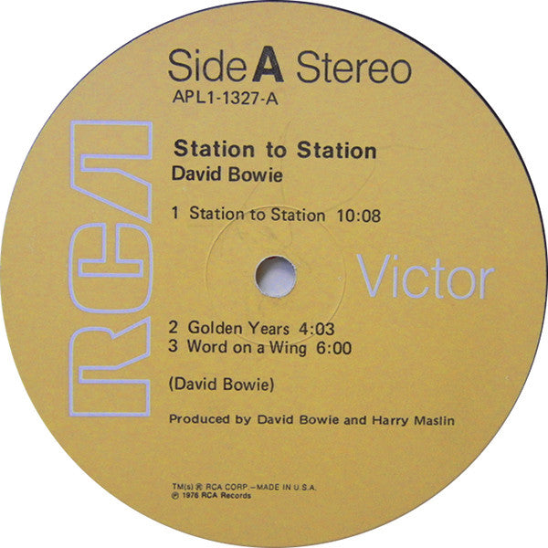 David Bowie : Station To Station (LP,Album,Stereo)