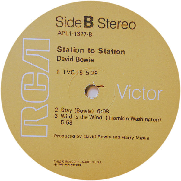 David Bowie : Station To Station (LP,Album,Stereo)