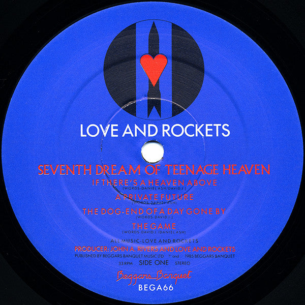 Love And Rockets : Seventh Dream Of Teenage Heaven (LP,Album,Stereo)