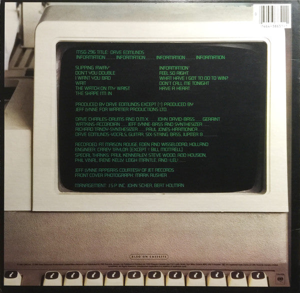 Dave Edmunds : Information (LP,Album)