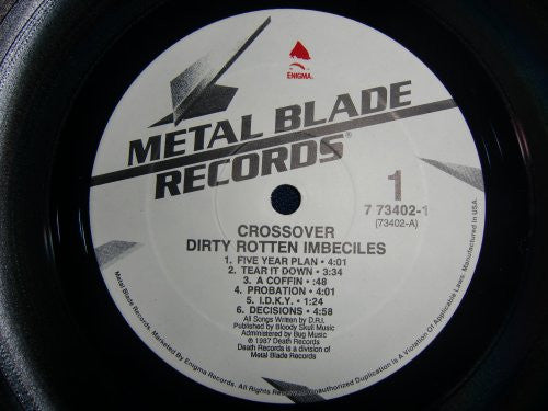 Dirty Rotten Imbeciles : Crossover (LP,Album)