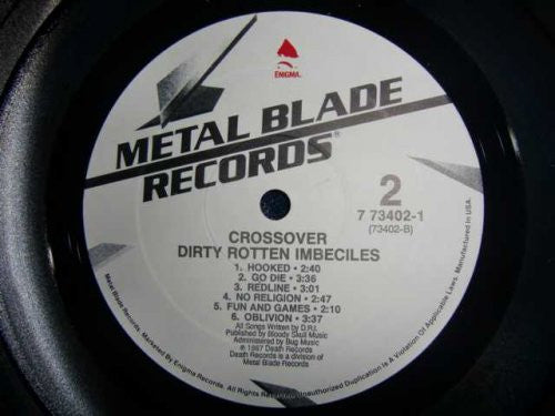 Dirty Rotten Imbeciles : Crossover (LP,Album)