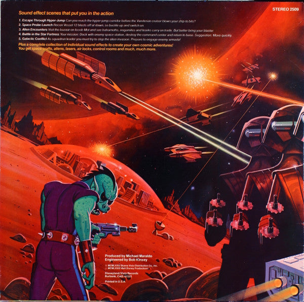 Michael Maraldo : Walt Disney Studio's The Sounds Of Outerspace (LP)
