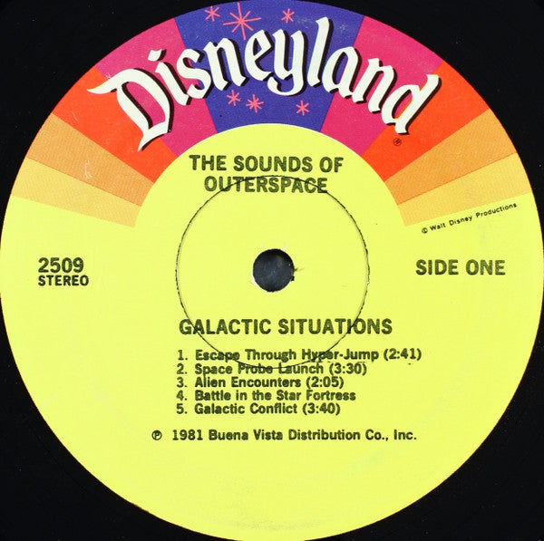 Michael Maraldo : Walt Disney Studio's The Sounds Of Outerspace (LP)