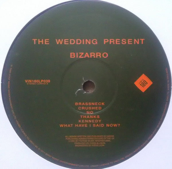 Wedding Present, The : Bizarro (LP,Album,Reissue)