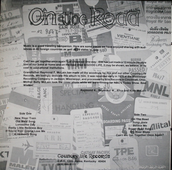 McLain Family Band, The : On The Road (LP,Album)