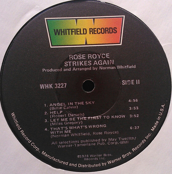 Rose Royce : Strikes Again (LP,Album)