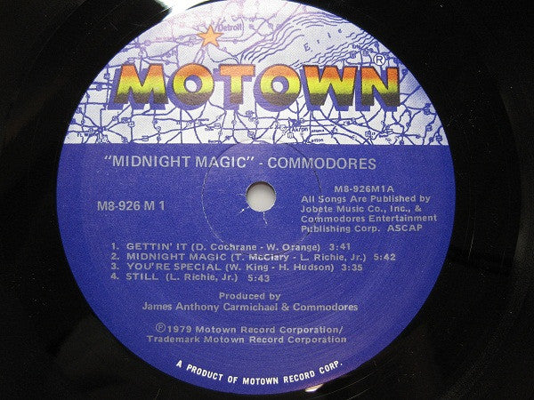 Commodores : Midnight Magic (LP,Album,Stereo)