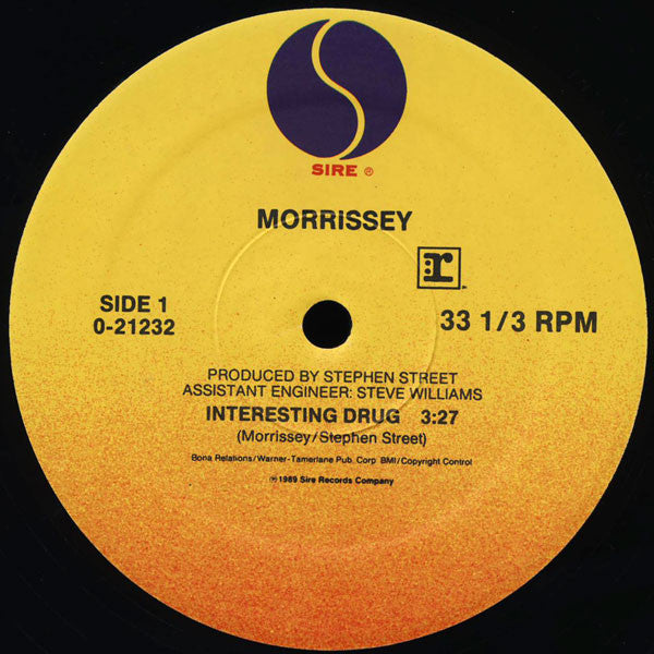 Morrissey : Interesting Drug (12",33 ⅓ RPM,Single)