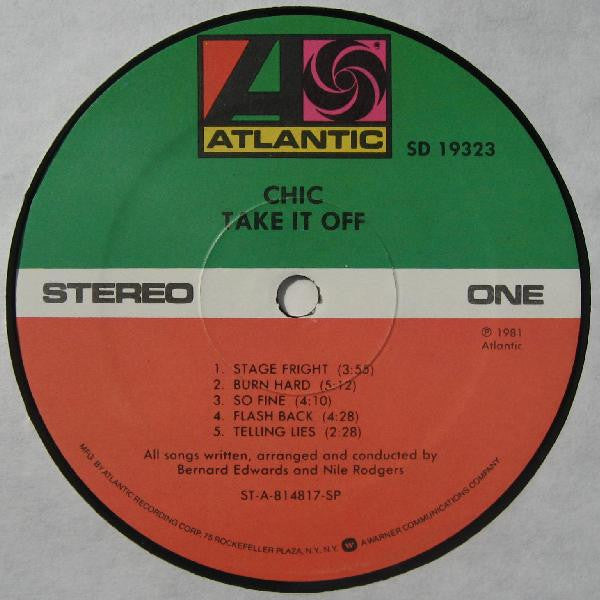 Chic : Take It Off (LP,Album)