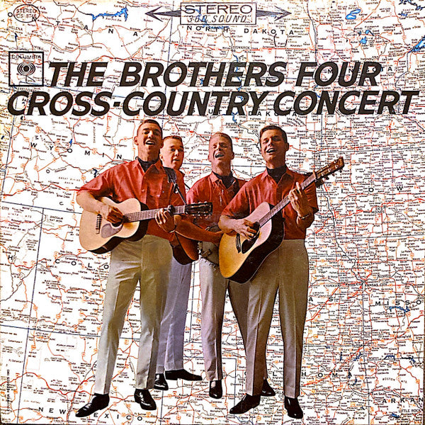 Brothers Four, The : Cross-Country Concert (LP,Stereo)
