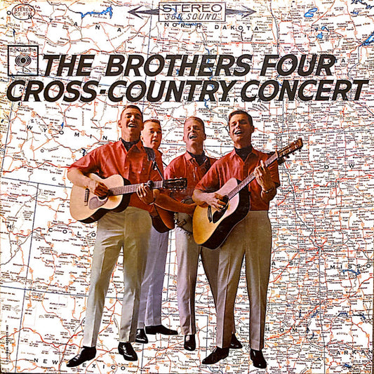 Brothers Four, The : Cross-Country Concert (LP,Stereo)