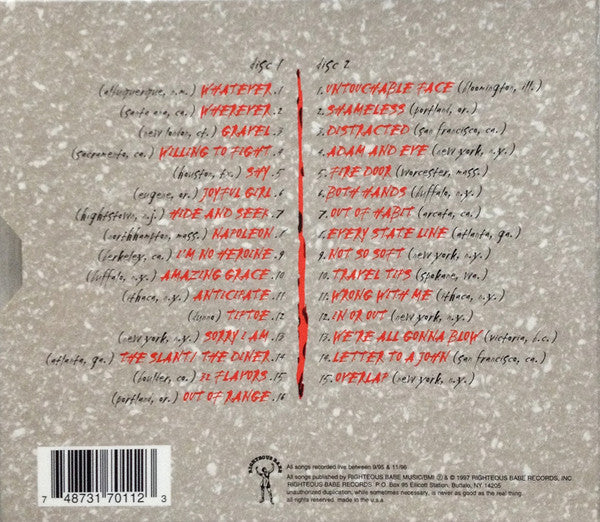 Ani DiFranco : Living In Clip (Album)