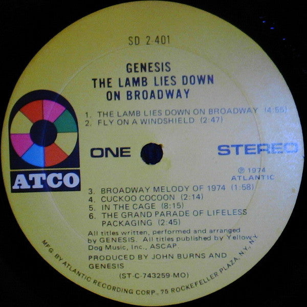 Genesis : The Lamb Lies Down On Broadway (LP,Album)