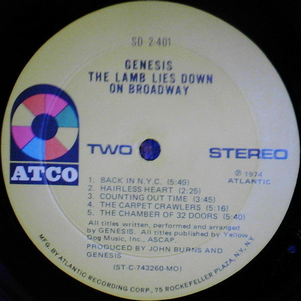 Genesis : The Lamb Lies Down On Broadway (LP,Album)