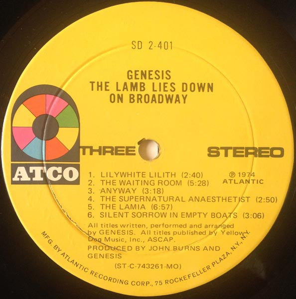 Genesis : The Lamb Lies Down On Broadway (LP,Album)