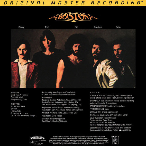 Boston : Boston (LP,Album,Limited Edition,Numbered,Reissue,Remastered)