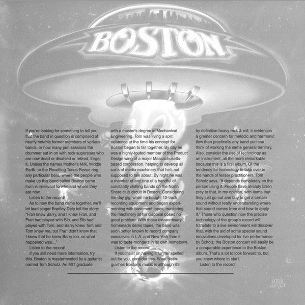 Boston : Boston (LP,Album,Limited Edition,Numbered,Reissue,Remastered)