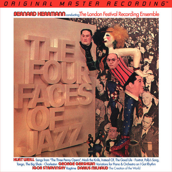 Bernard Herrmann Conducting London Festival Recording Ensemble, The : The Four Faces Of Jazz (LP,Album,Limited Edition,Numbered,Reissue,Remastered)