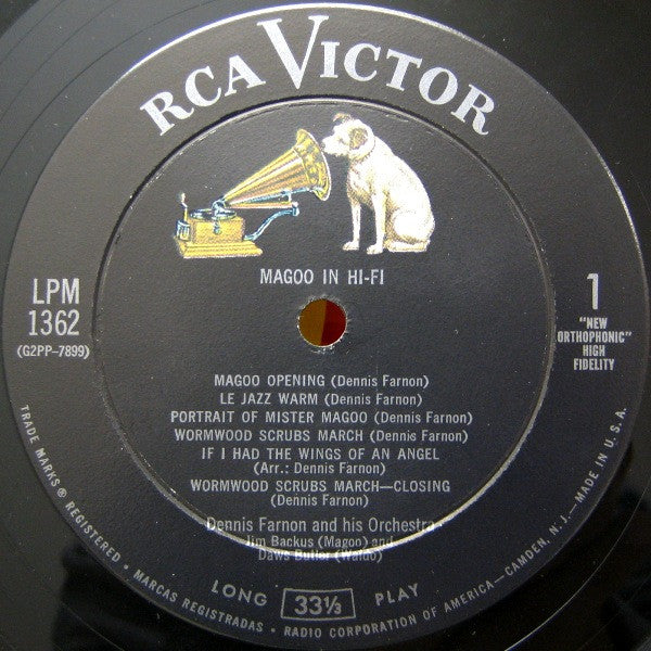 Dennis Farnon And His Orchestra / Jim Backus / Daws Butler : Magoo In Hi-Fi (Mother Magoo Suite) (LP)