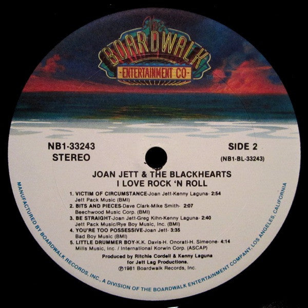 Joan Jett & The Blackhearts : I Love Rock 'N Roll (LP,Album)