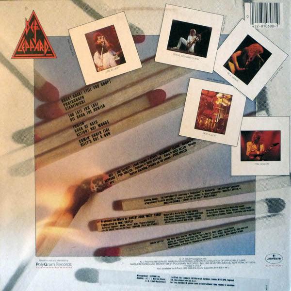 Def Leppard : Pyromania (LP,Album)