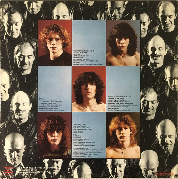 Def Leppard : High 'N' Dry (LP,Album,Club Edition)