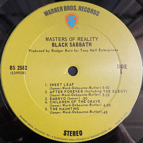 Black Sabbath : Master Of Reality (LP,Album)