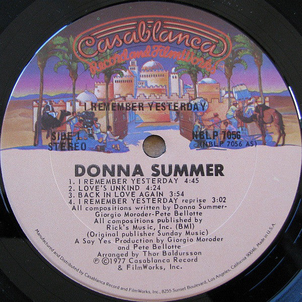 Donna Summer : I Remember Yesterday (LP,Album)