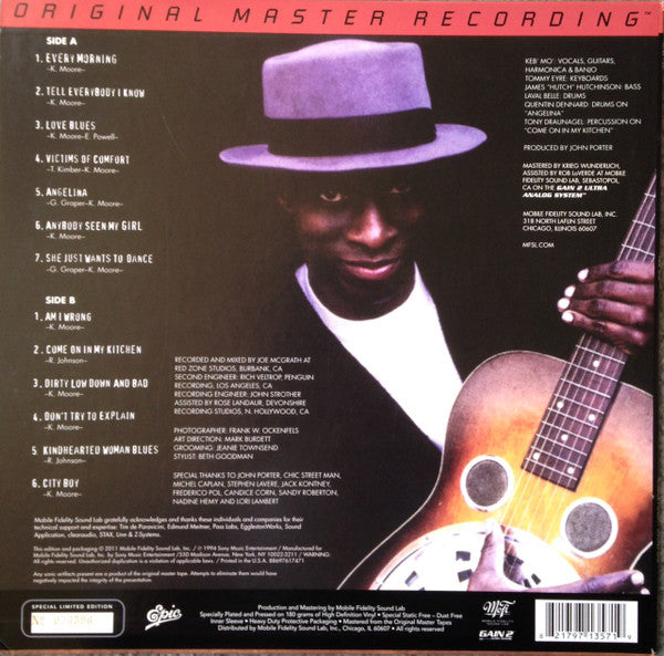 Keb' Mo' : Keb' Mo' (LP,Album,Limited Edition,Numbered,Reissue,Remastered,Stereo)